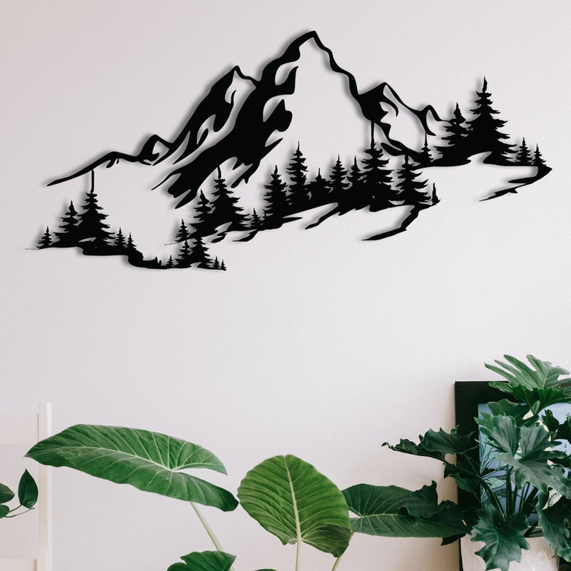 Accesoriu Iluminat Asi Home Mountain 3, Negru, 67x30 cm