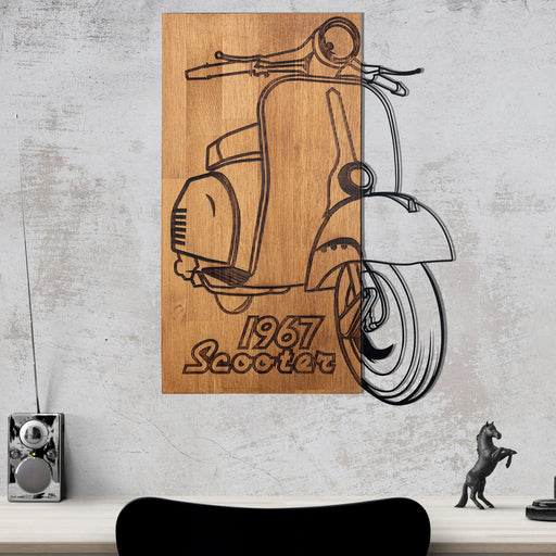 Accesoriu Iluminat Asi Home Nostalgic Scooter, Negru