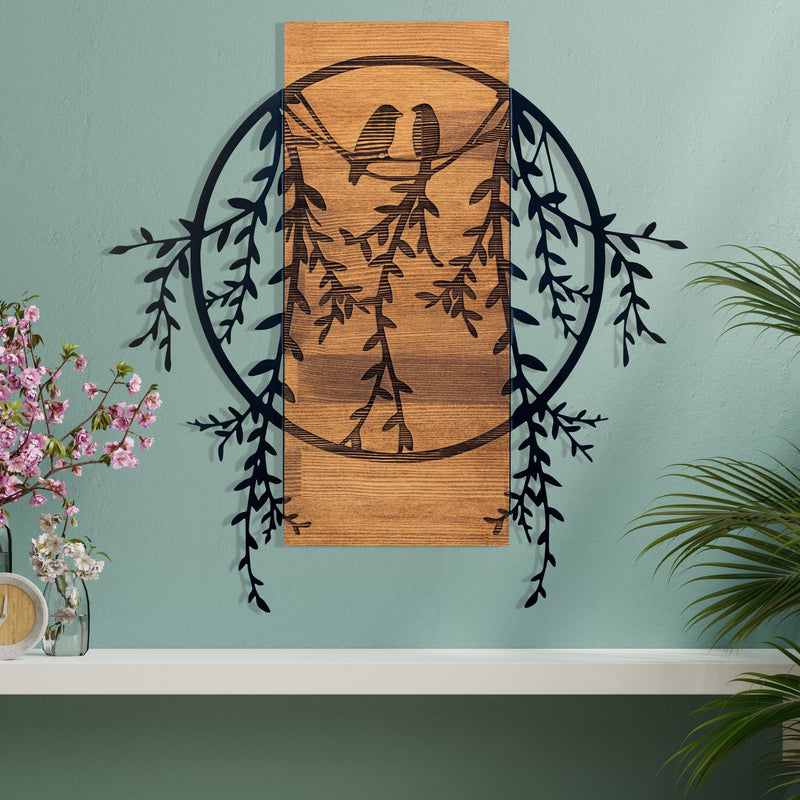 Accesoriu Iluminat Asi Home Birds In Love 2, Negru