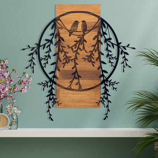 Accesoriu Iluminat Asi Home Birds In Love 2, Negru