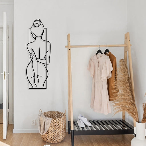 Accesoriu Iluminat Asi Home Female Posture, Negru, 24x69 cm