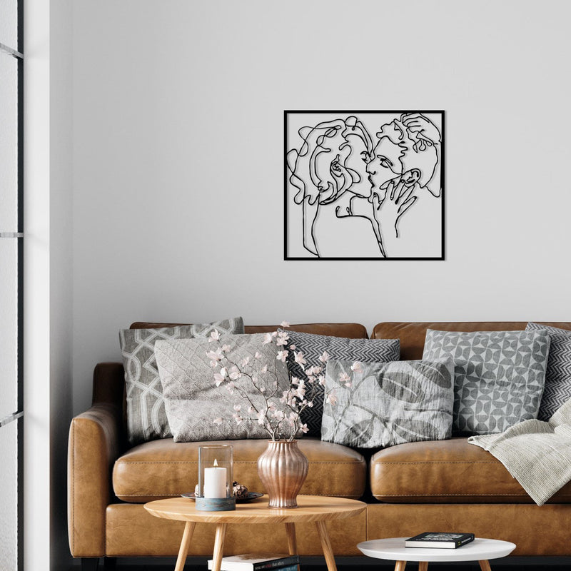 Accesoriu Iluminat Asi Home Kiss Me 1, Negru, 64x60 cm