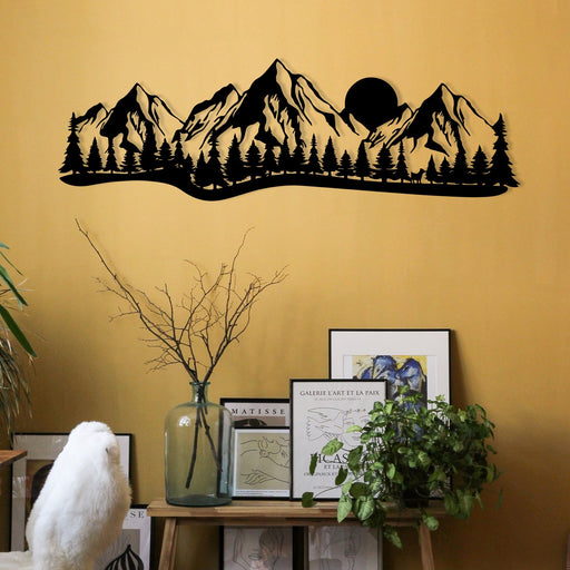 Accesoriu Iluminat Asi Home Mountain, Negru, 68x21 cm