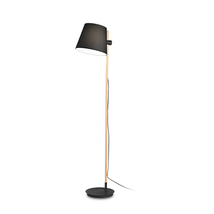 Lampadar AXEL Ideal Lux, E27 max 1 x 60W, Negru