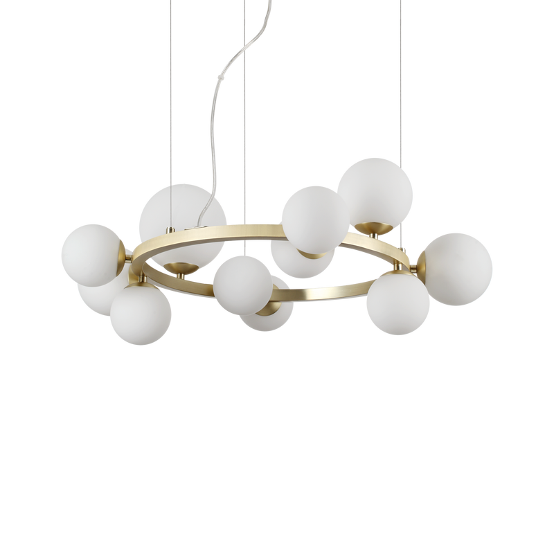 Lustra PERLAGE Ideal Lux, G9 max 11 x 15W, SP11, Alb
