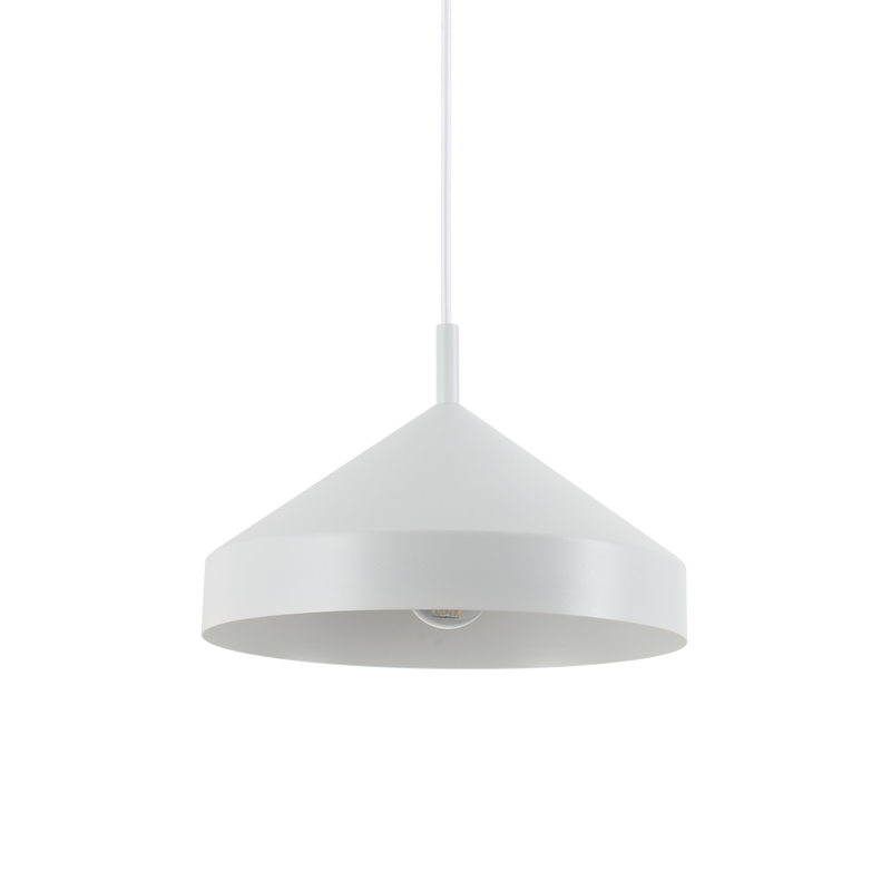 Lustră Ideal Lux Yurta, Alb, 1xE27, Ø30 cm