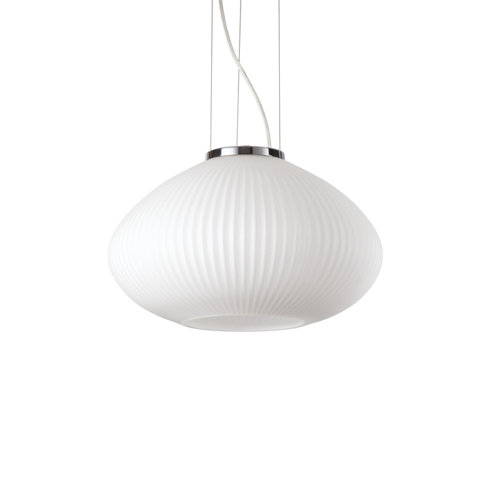 Lustra PLISSE' Ideal Lux, E27 max 1 x 60W, D35, Crom