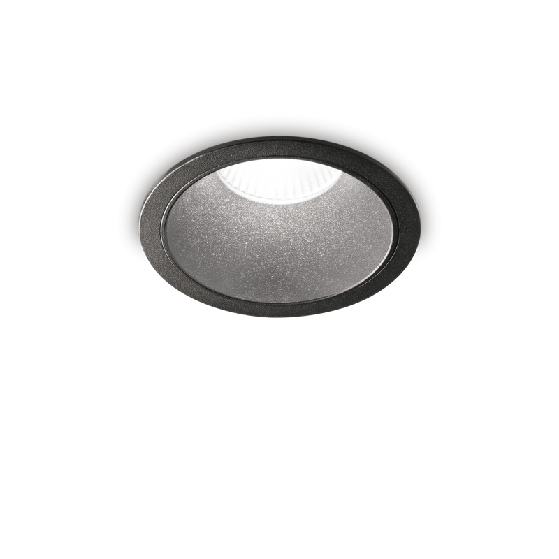 Spot Încastrat Ideal Lux Game, Negru, LED, Ø8.5 cm, H8 cm