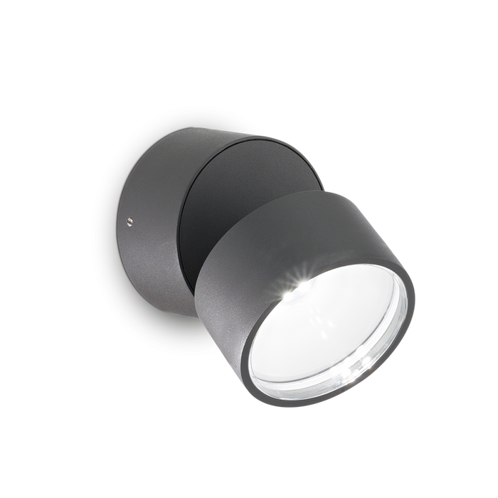 Aplica OMEGA ROUND Ideal Lux, 7W, Antracit, 4000K, 285467