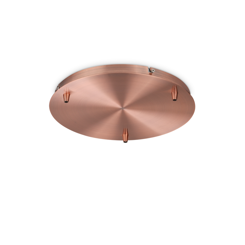 Componentă Iluminat Ideal Lux Rosone, Cupru, Ø30 cm, H2.5 cm