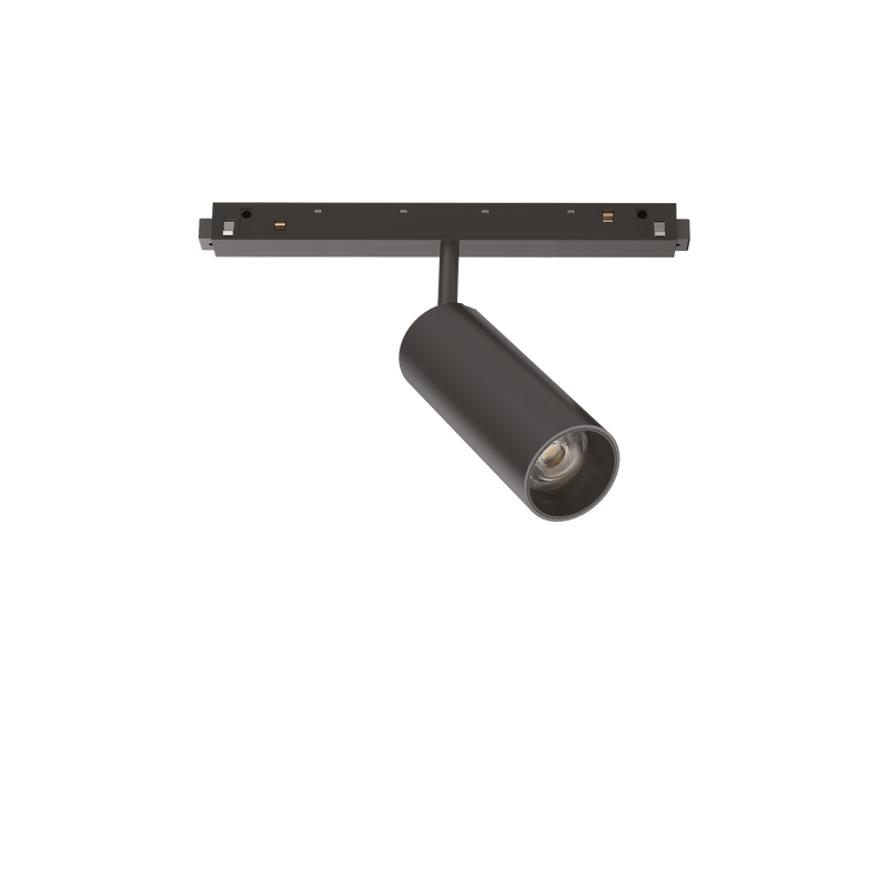 Profil LED Ideal Lux Ego, Negru, LED, Ø22.3 cm, 12W, H16 cm
