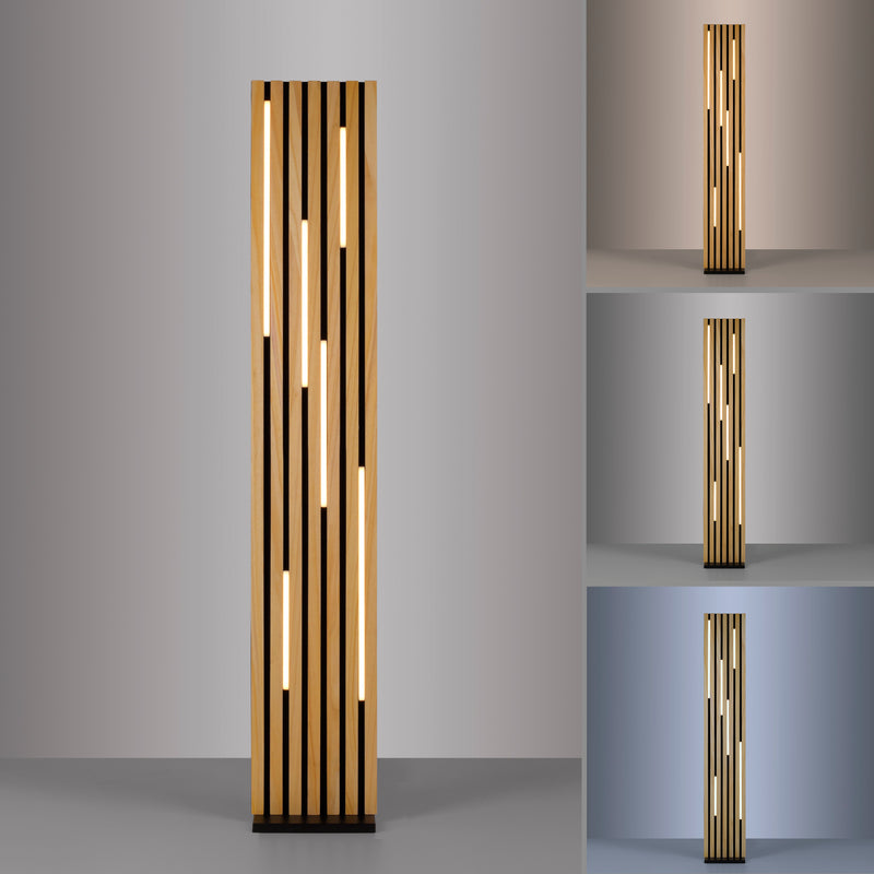 Lampadar Paul Neuhaus Q-AKUSTIK LED Lemn
