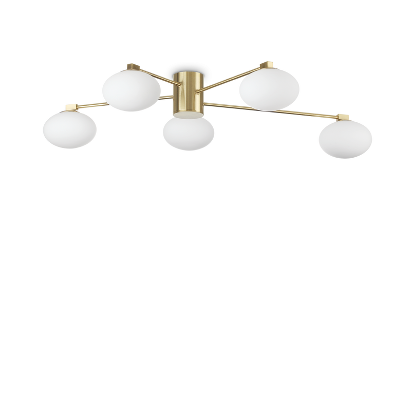 Plafoniera/Aplica HERMES Ideal Lux, G9 max 5 x 28W, D90 CM, Alama