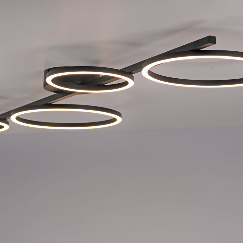 Plafoniera Paul Neuhaus MINI RITUS 4xLED Negru