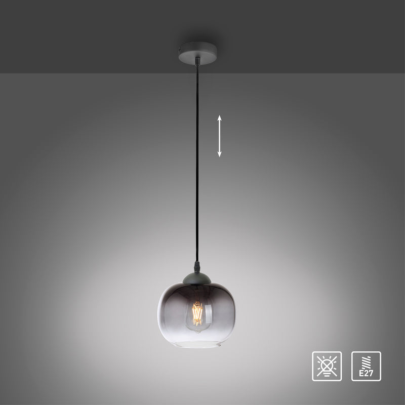 Lustra Paul Neuhaus ZEA 1xE27 Negru
