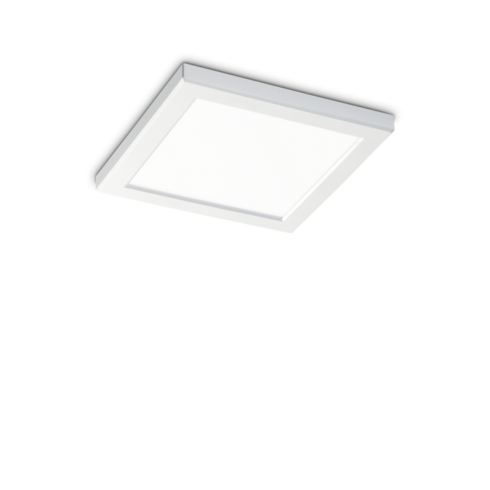 Plafoniera Aplicata/Incastrata LED AURA Ideal Lux, 20W, Alb, 22 cm, Square, 3000 K