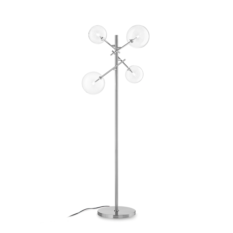 Lampadar EQUINOXE Ideal Lux, G4 max 4 x 2W, Crom