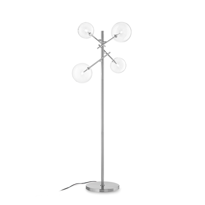 Lampadar EQUINOXE Ideal Lux, G4 max 4 x 2W, Crom