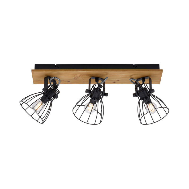 Plafoniera Paul Neuhaus TARO 3xE14 Negru