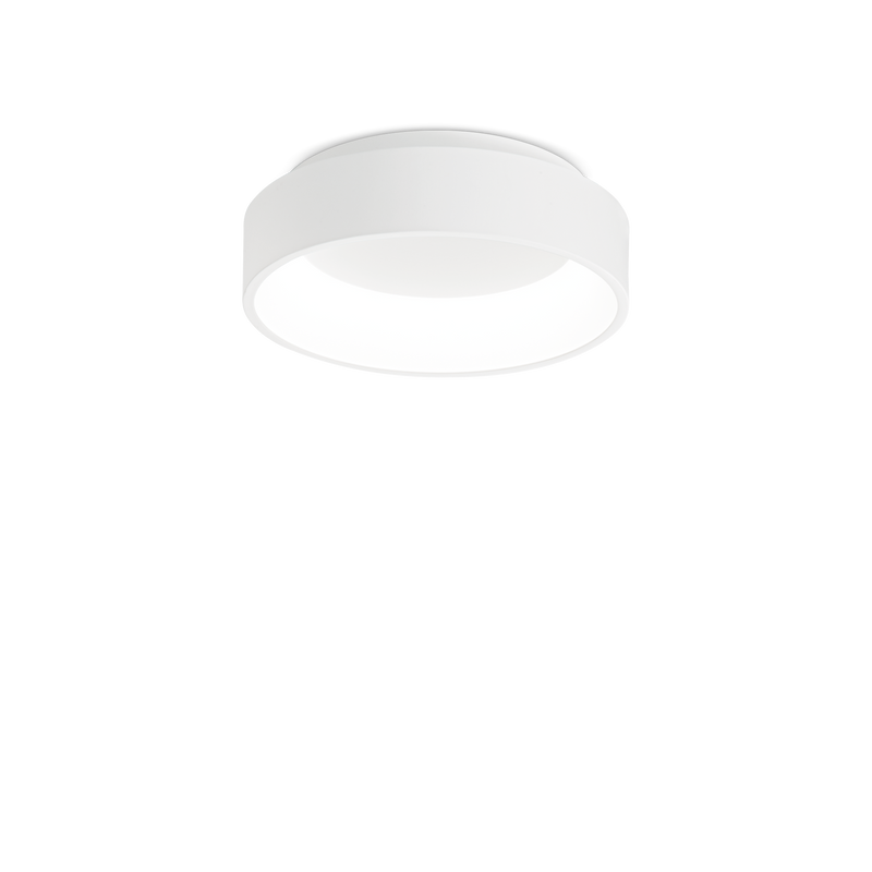 Plafonieră Ideal Lux Ziggy, Alb, LED, Ø27.7 cm
