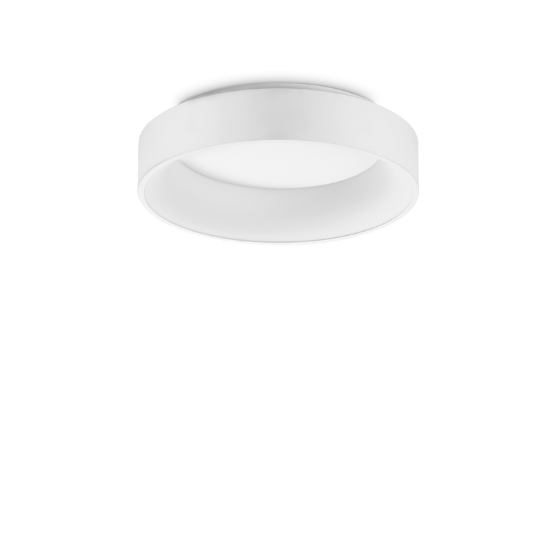 Plafonieră Ideal Lux Ziggy, Alb, LED, Ø45 cm