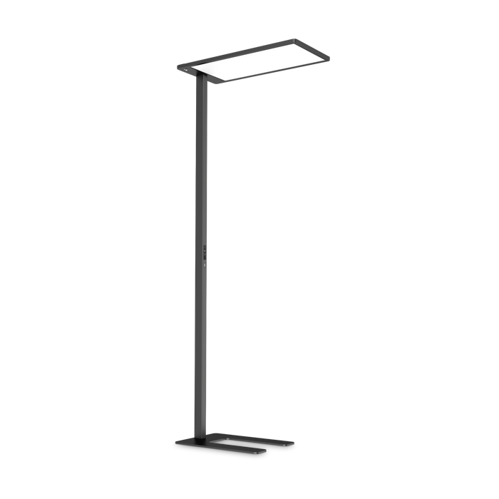 Lampadar COMFORT Ideal Lux, 76W, 3000K, L 340 x H 1950 x P 720 mm, Negru