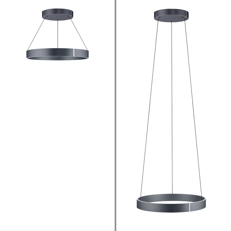 Lustra Paul Neuhaus PURE E-CLIPSE 2xLED Gri