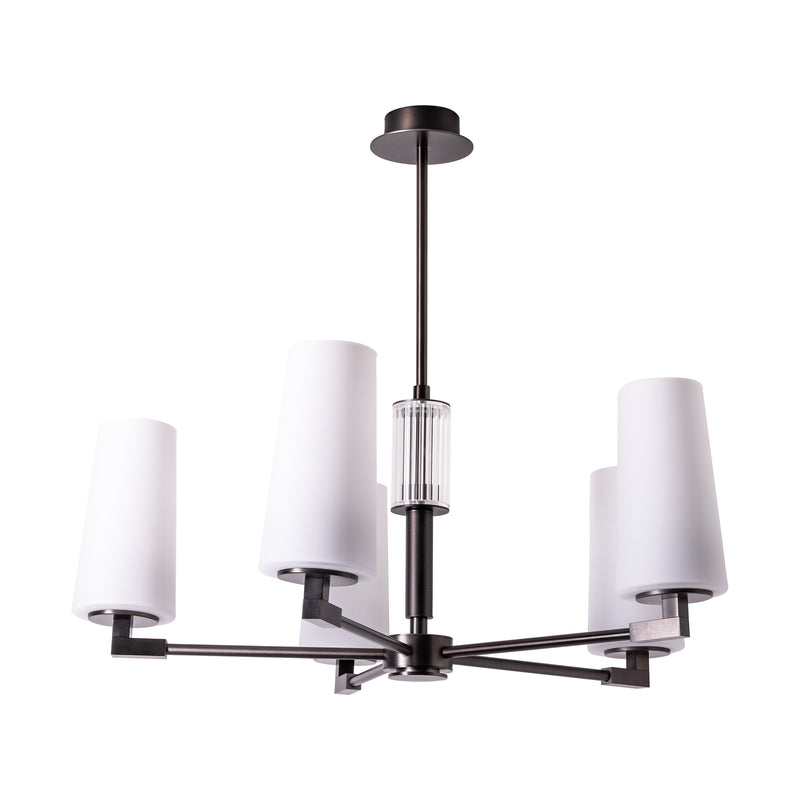 Lustra Zuma Line VINCENZA 5xE27 LED Titan Periat