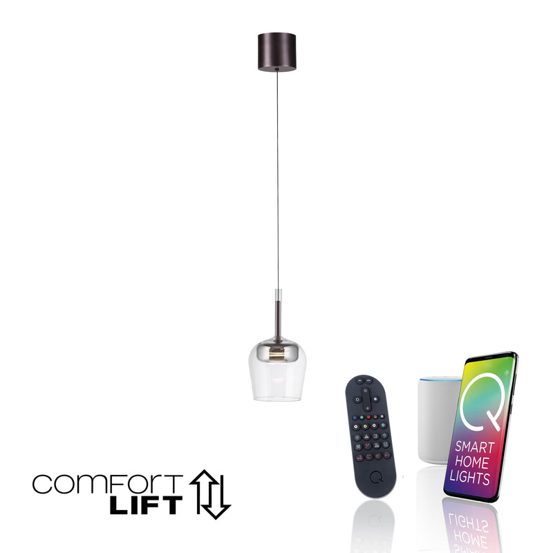 Lustra Paul Neuhaus Q-KON LED Argintiu