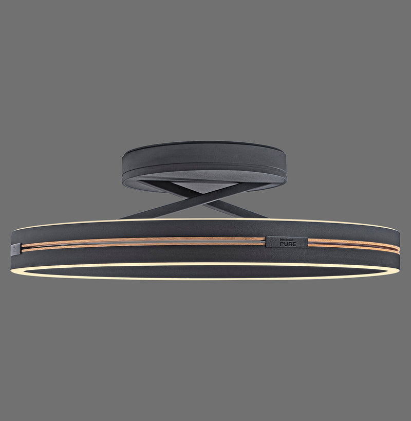 Plafoniera Paul Neuhaus PURE LOOP 2xLED Negru