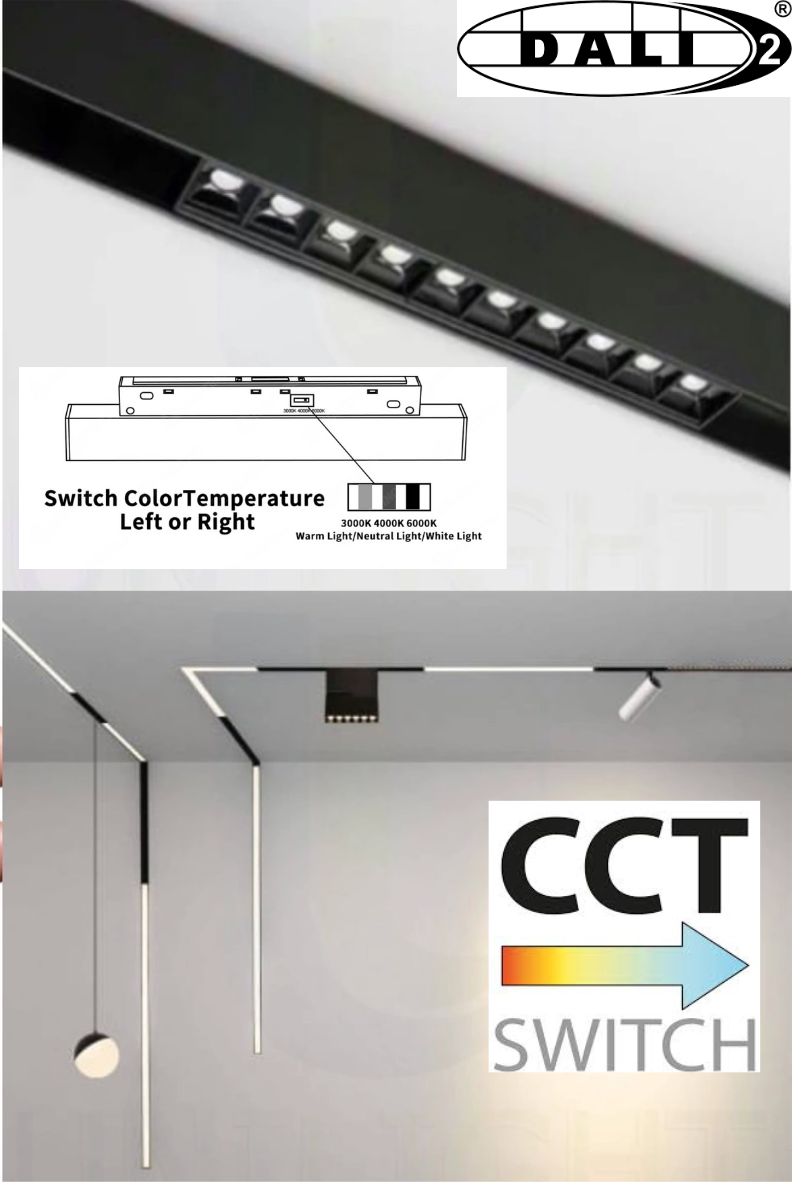 Proiector pe Sina Zuma Line MAGNETYCZNE 24xLED Negru