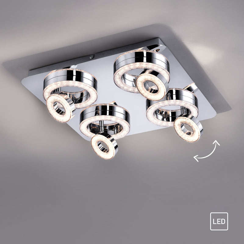 Plafoniera Paul Neuhaus TIM 8xLED Crom
