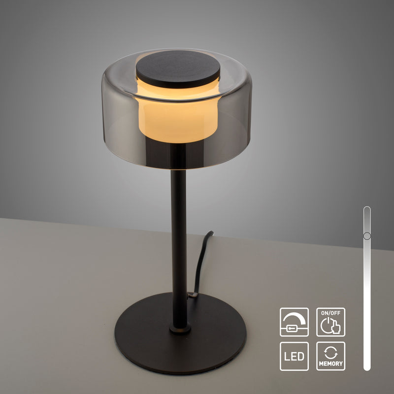 Veioza Paul Neuhaus RIKA LED Negru