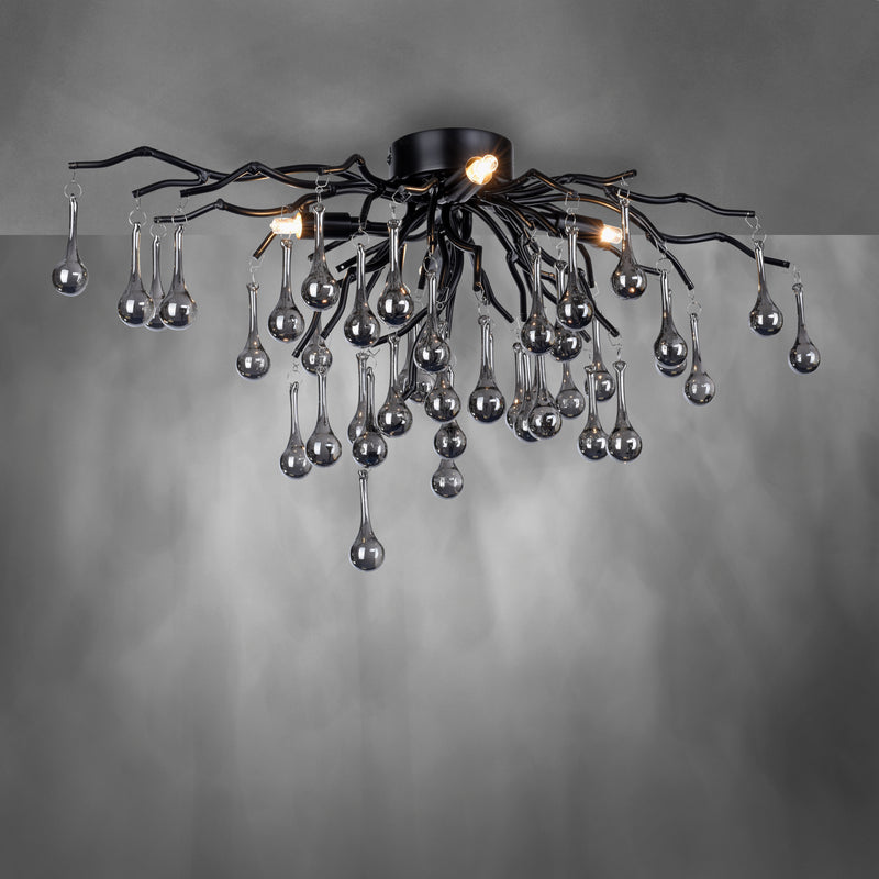 Plafoniera Paul Neuhaus ICICLE 4xG9 Negru