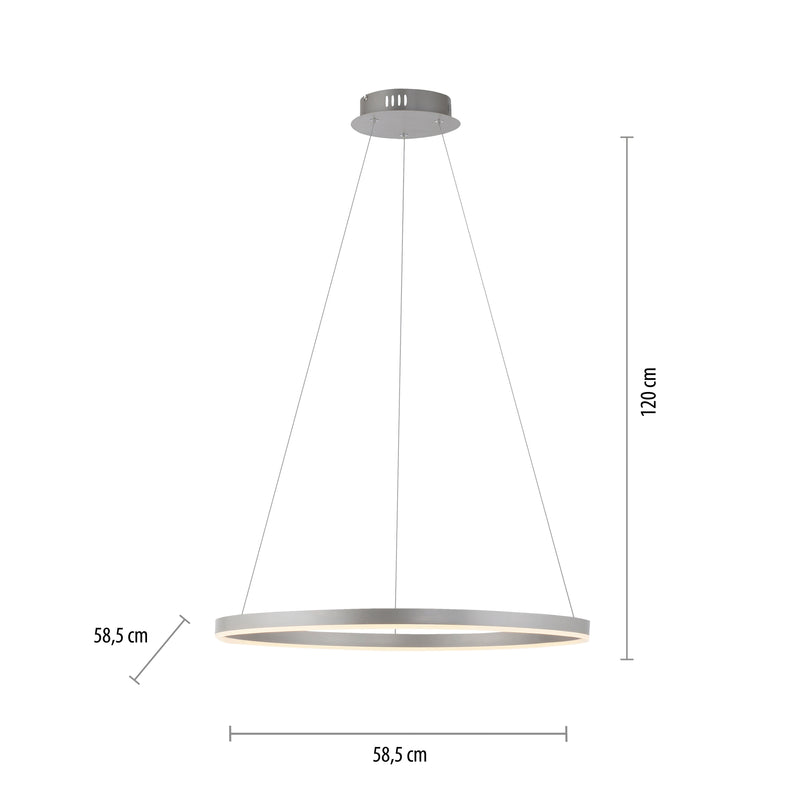 Lustra Paul Neuhaus RITUS LED Aluminiu