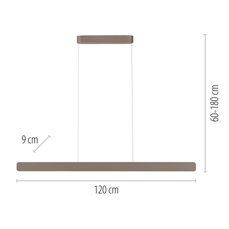 Lustra Zuma Line Q-STRETTO 2xLED Bronz