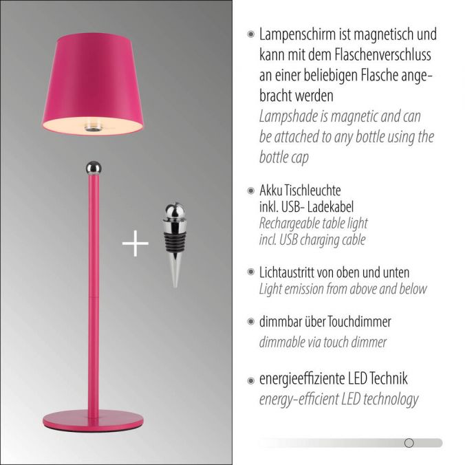 Veioza Paul Neuhaus BOTERIA LED Roz