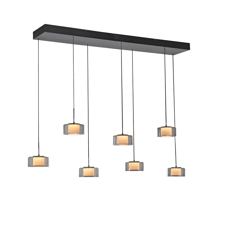 Lustra Paul Neuhaus RIKA 7xLED Negru