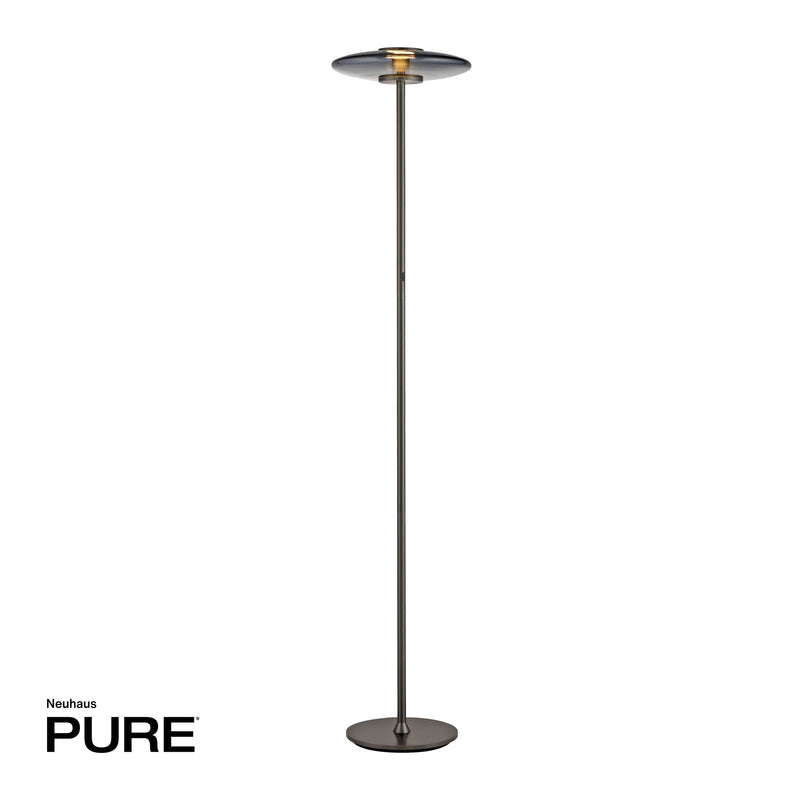 Lampadar Paul Neuhaus PURE VITRUM 2xLED Gri