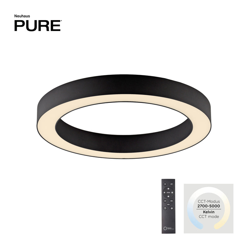 Plafoniera Paul Neuhaus PURE LINES ROUND LED Grafit