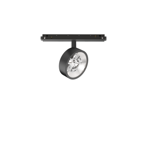 Profil LED Ideal Lux Ego, Negru, LED, Ø22.3 cm, 9W, H14 cm