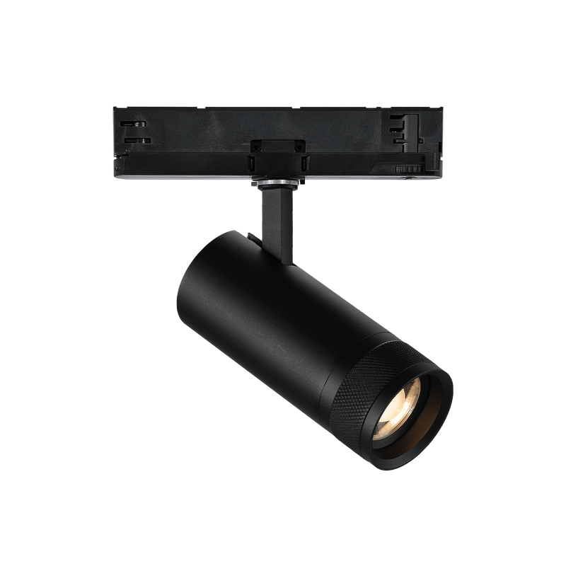 Proiector pe Șină Ideal Lux Eos, Negru, LED, Ø26.5 cm, 25W