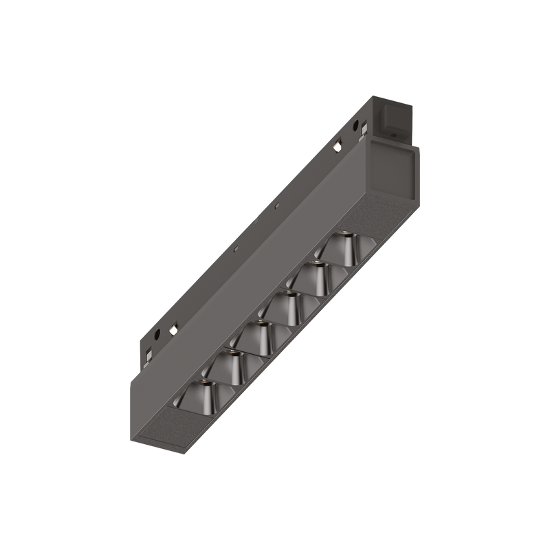 Profil LED Ideal Lux Ego, Negru, LED, Ø22.3 cm, 7W