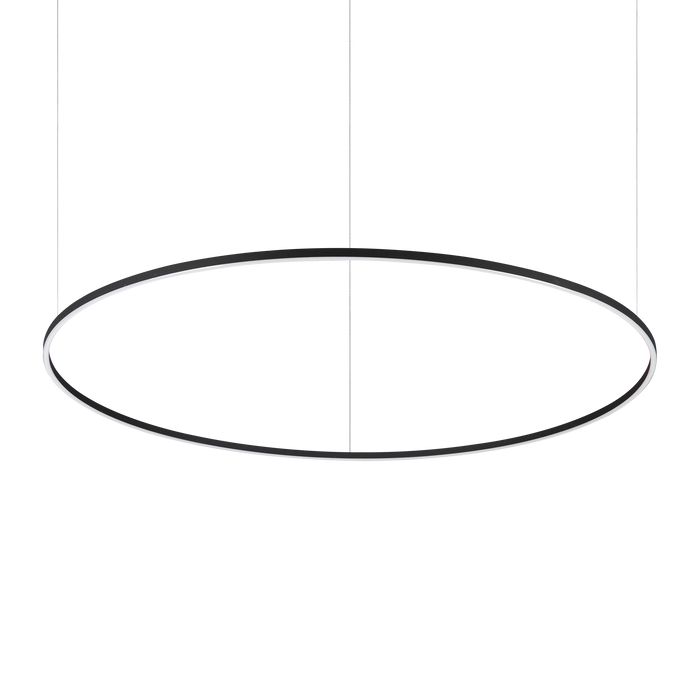 Lustra ORACLE SLIM Ideal Lux, 76W, D150, Round, 3000K, Negru