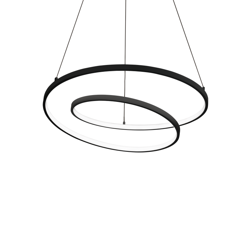 Lustra OZ Ideal Lux, 48W, D60, Dali,Negru