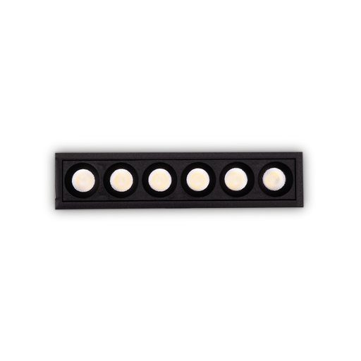 Spot Încastrat Ideal Lux Lika, Negru, LED, Ø12.2 cm