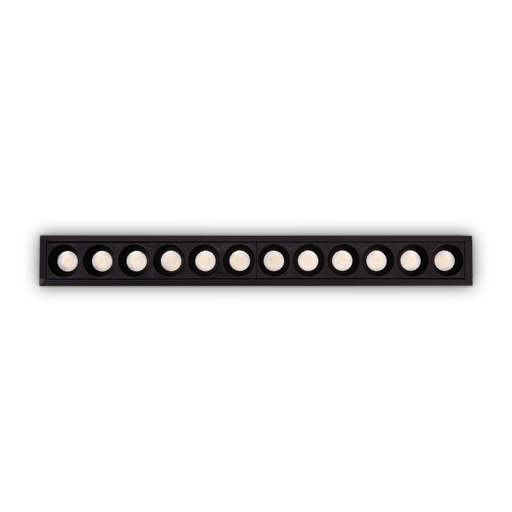 Spot Încastrat Ideal Lux Lika, Negru, LED, Ø23.6 cm