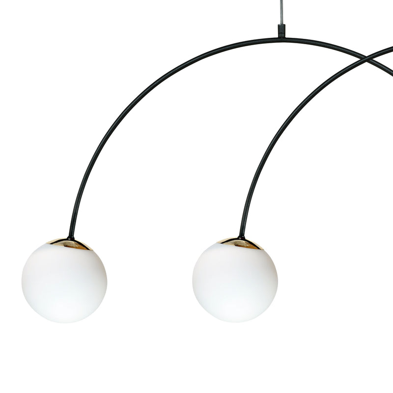 Lustra Zuma Line BOW 4xE14 Negru