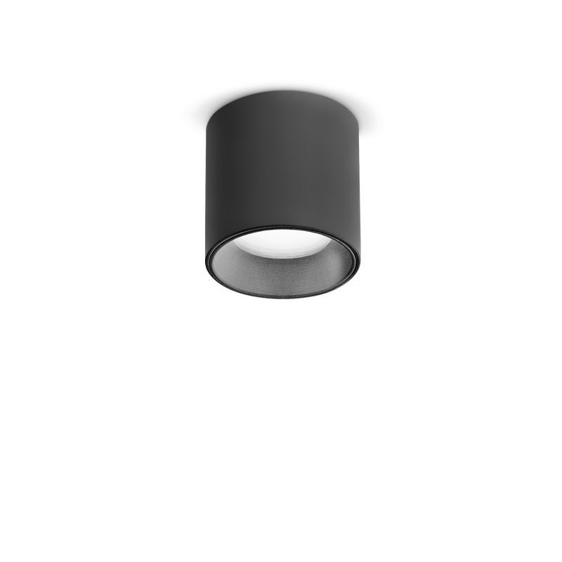Plafoniera/ Spot Aplicat DOT Ideal Lux, 4W, Negru, Round, 4000 K