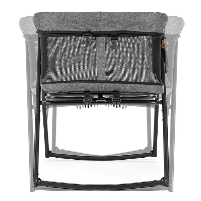 Patut Cosulet Cradle pentru Bebelusi Asi Home Katlanir - Light Grey Aluminiu | Poliester 60X75X90 cm